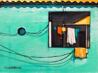 Salman Farooqi, 12 x 16 Inch, Acrylic on Canvas, Cityscape Painting, AC-SF-557